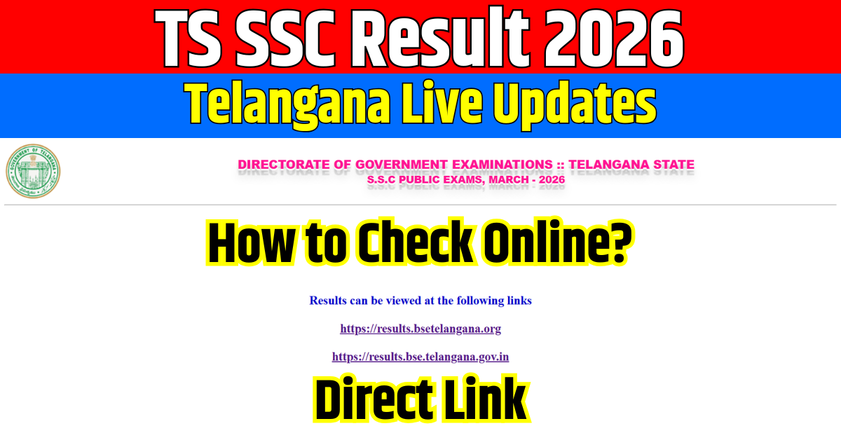ssc result 2026 telangana